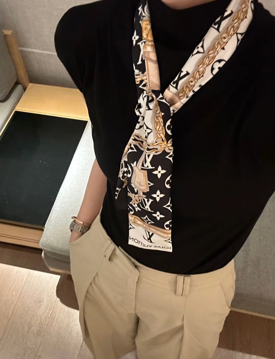 신조 / 루이비통 스카프