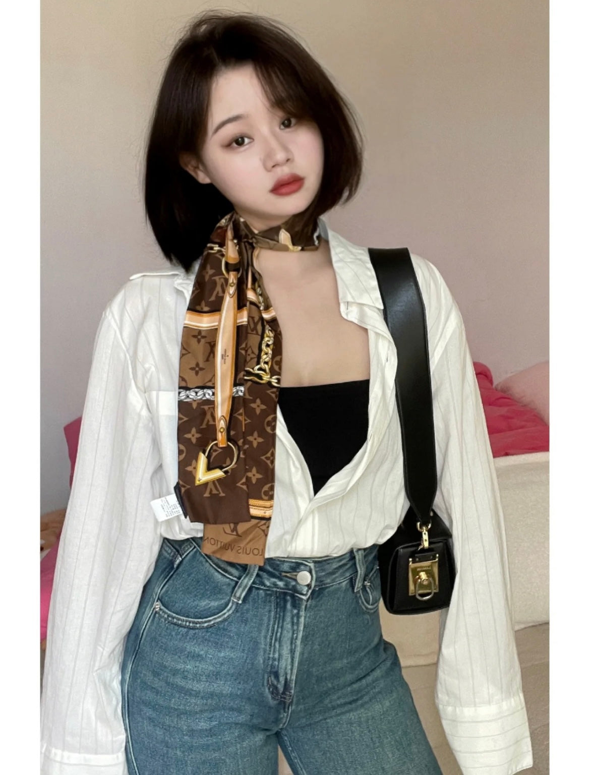 신조 / 루이비통 스카프
