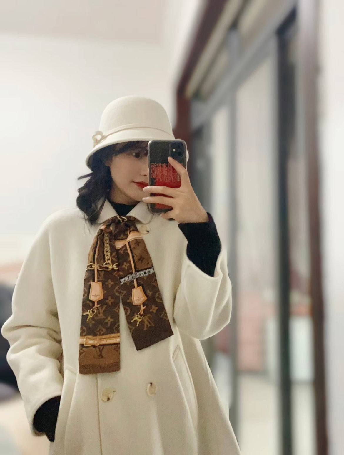 신조 / 루이비통 스카프
