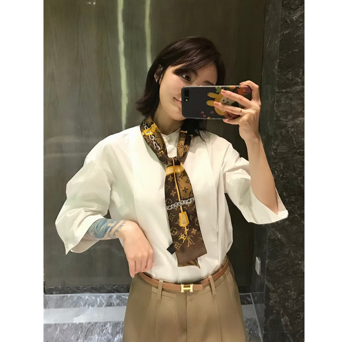 신조 / 루이비통 스카프