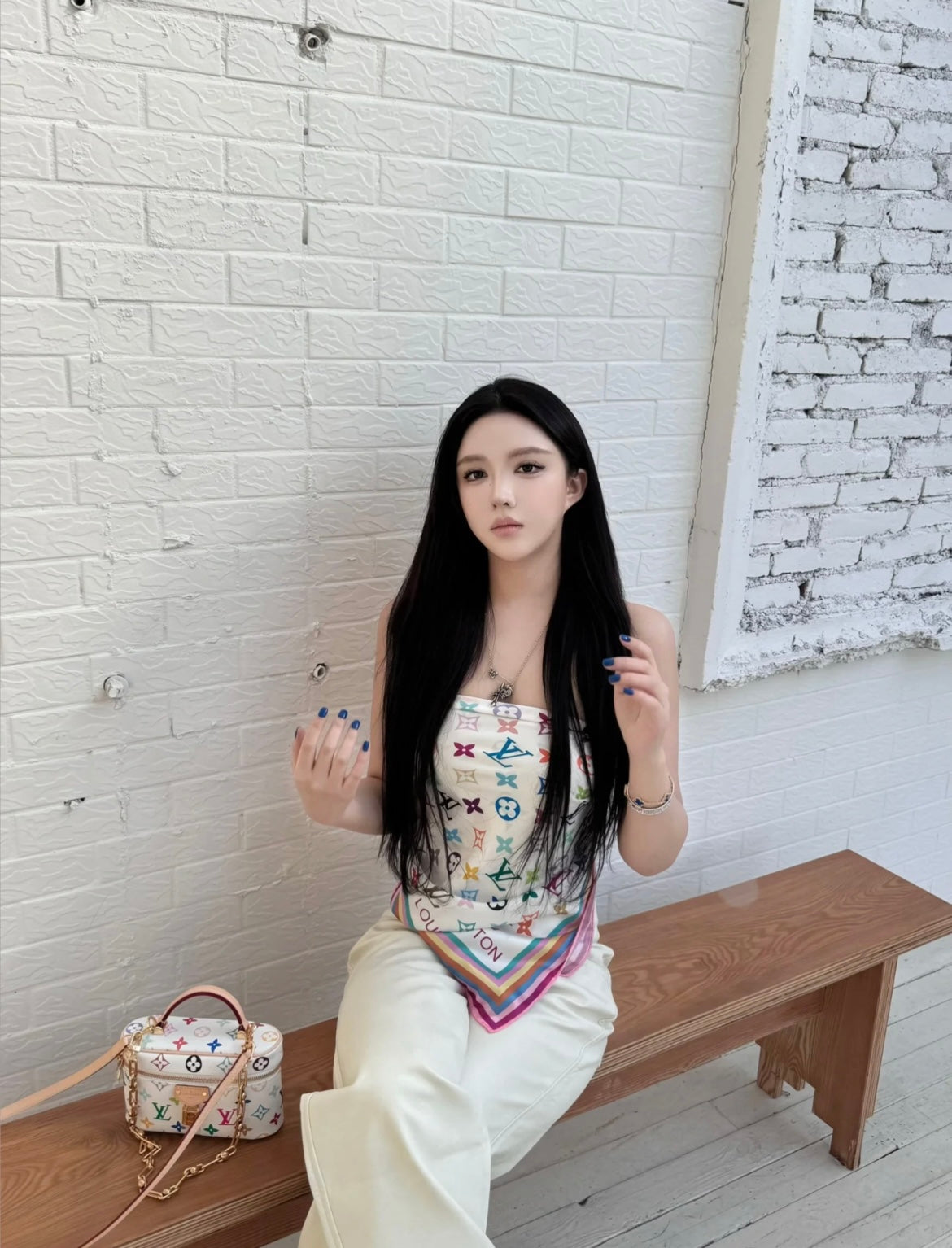 신조 / 루이비통 스카프