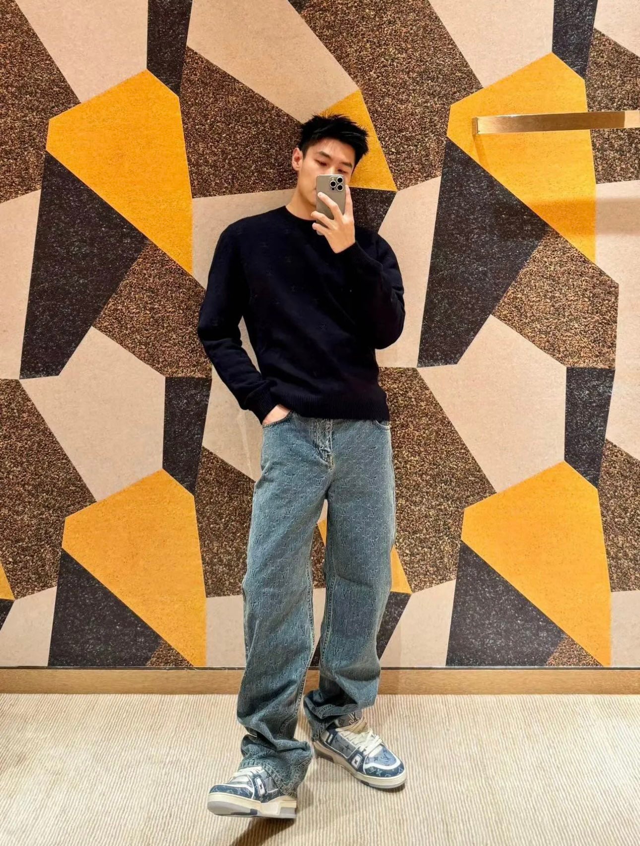 BVG / 루이비통 데님 팬츠
