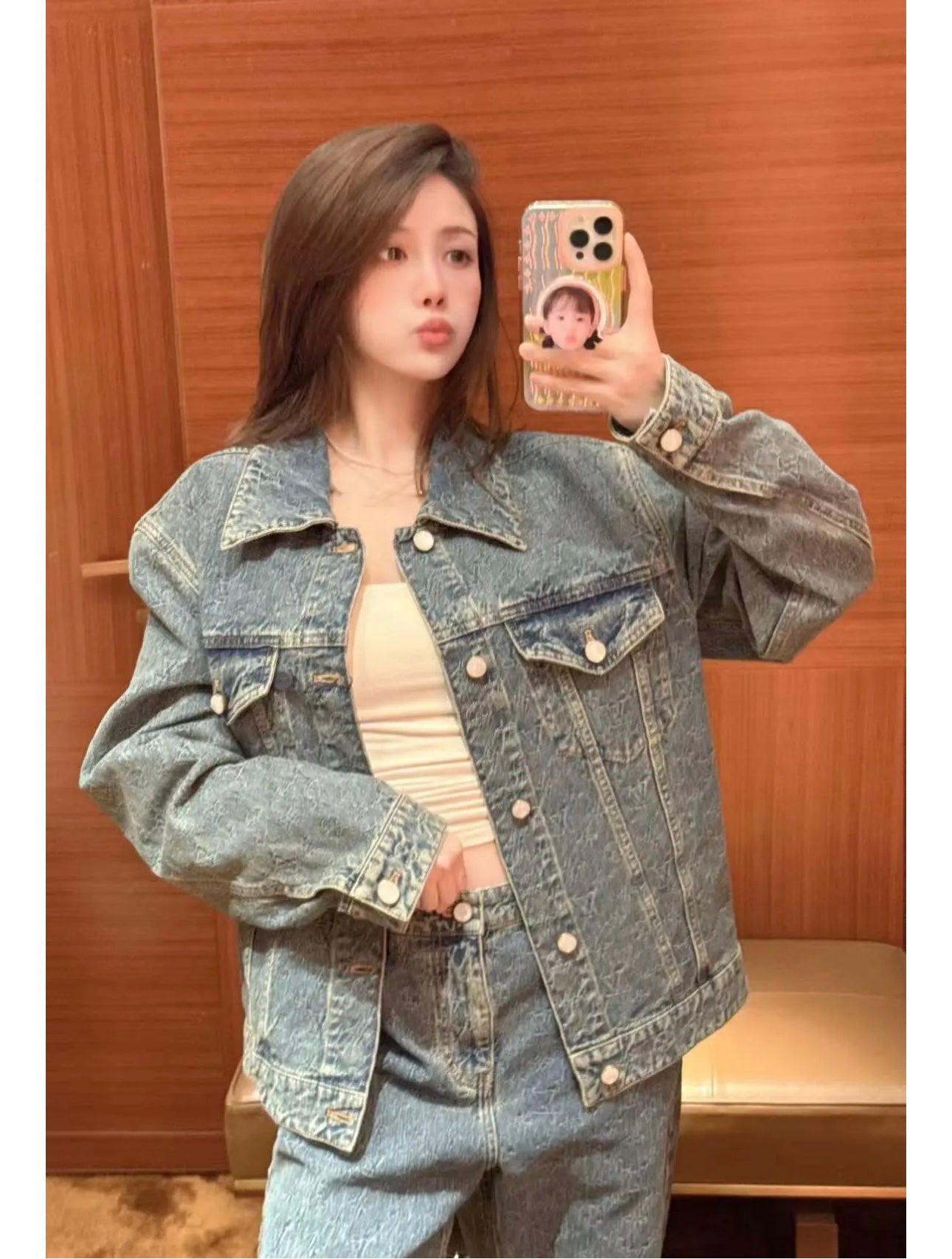 BVG / 루이비통 데님 코트