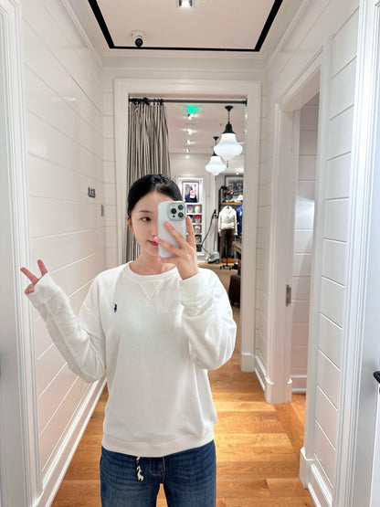 체인2호 / 폴로 로고 자수 단색 라운드 맨투맨