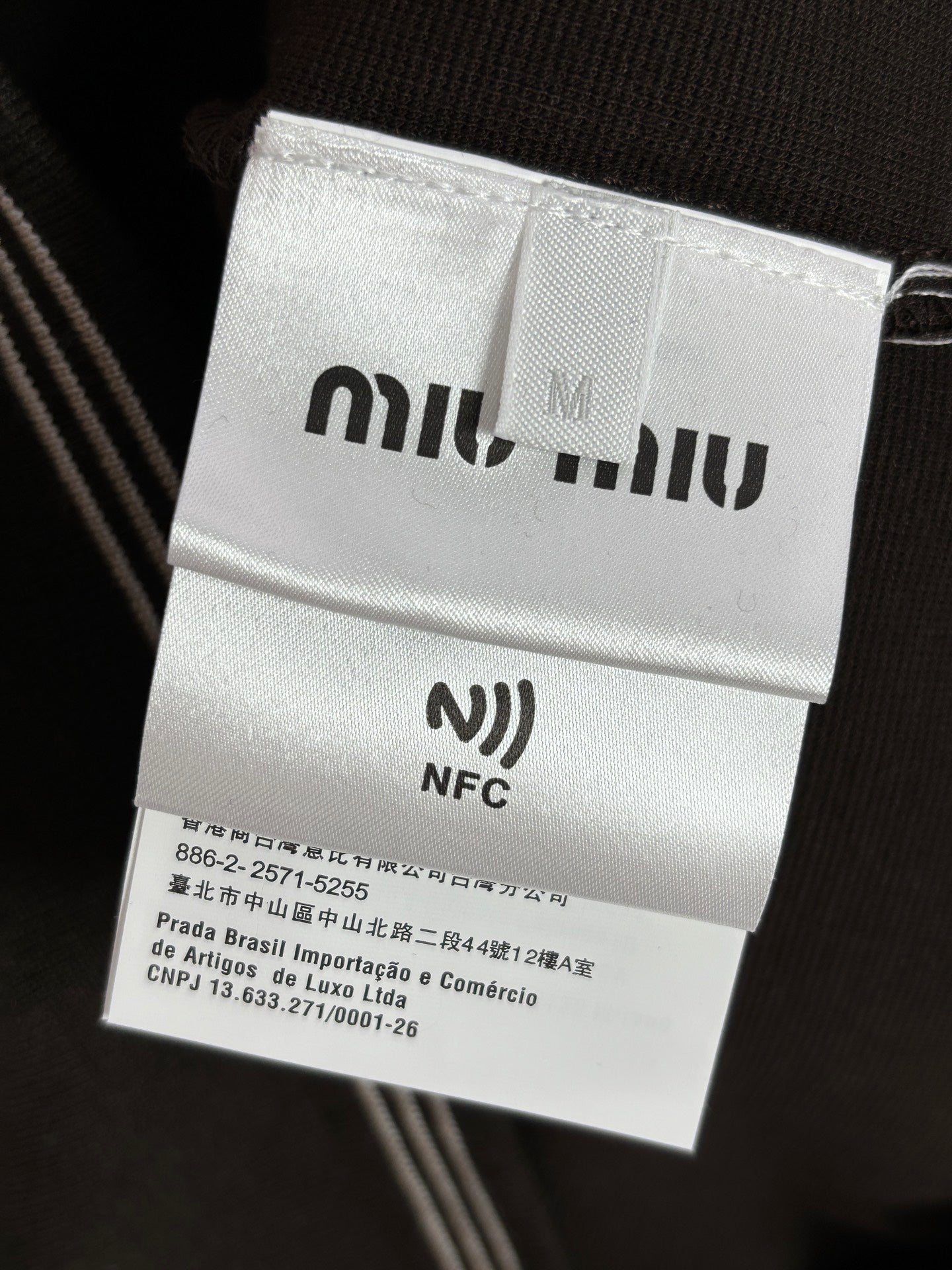 체인2호 / 미우미우 지퍼 자켓