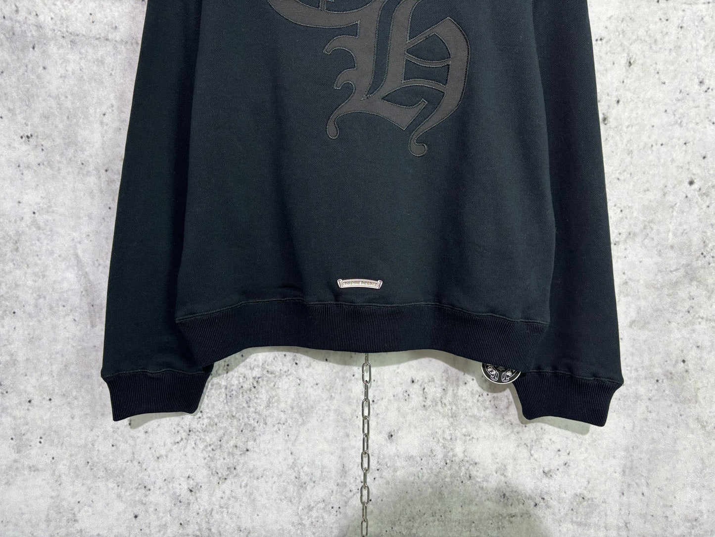 체인2호 / 크롬하츠 로고 포켓 후드티