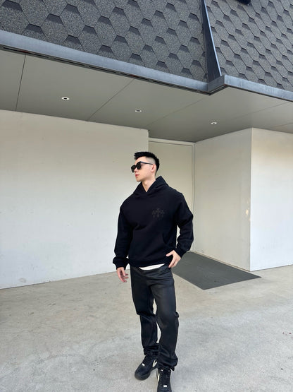 체인2호 / 크롬하츠 로고 포켓 후드티