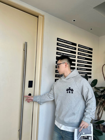 체인2호 / 크롬하츠 로고 포켓 후드티