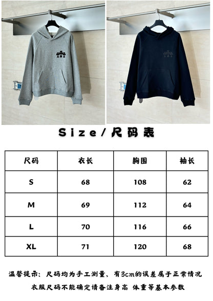 체인1호 / 크롬하츠 자수 로고 후드티