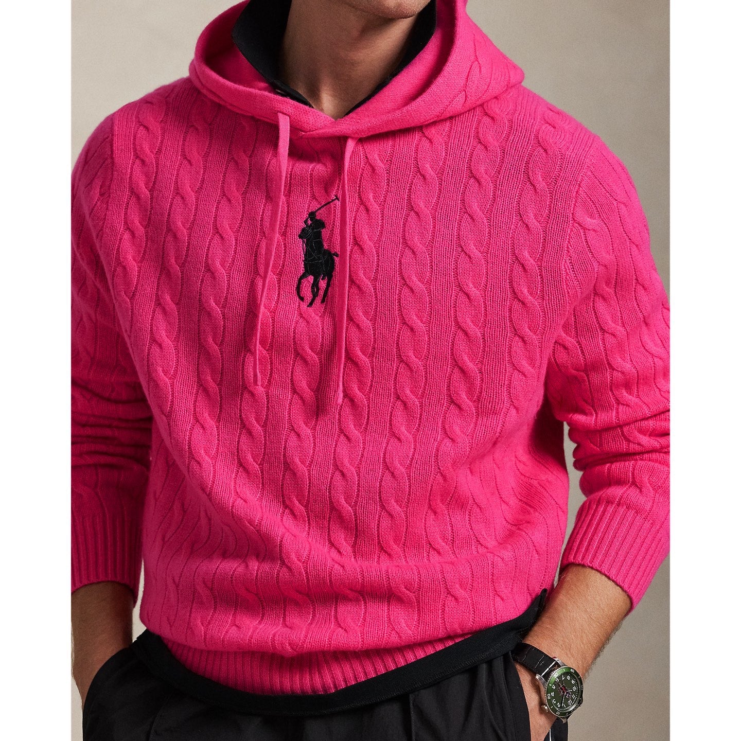 BVG / 폴로 니트 후드