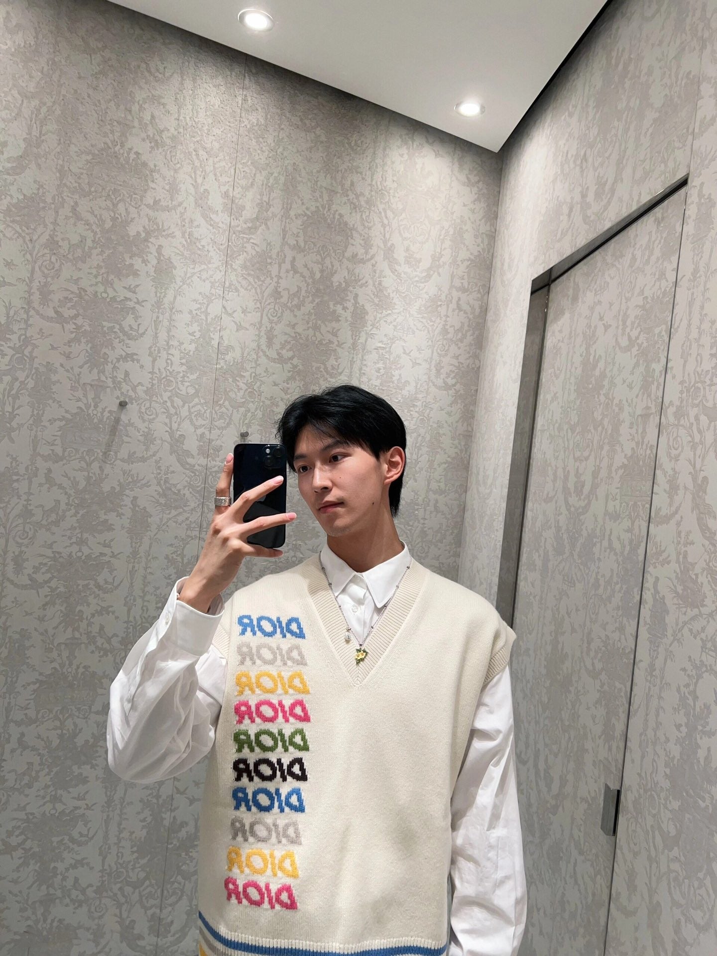 BVG / 디올 니트 조끼