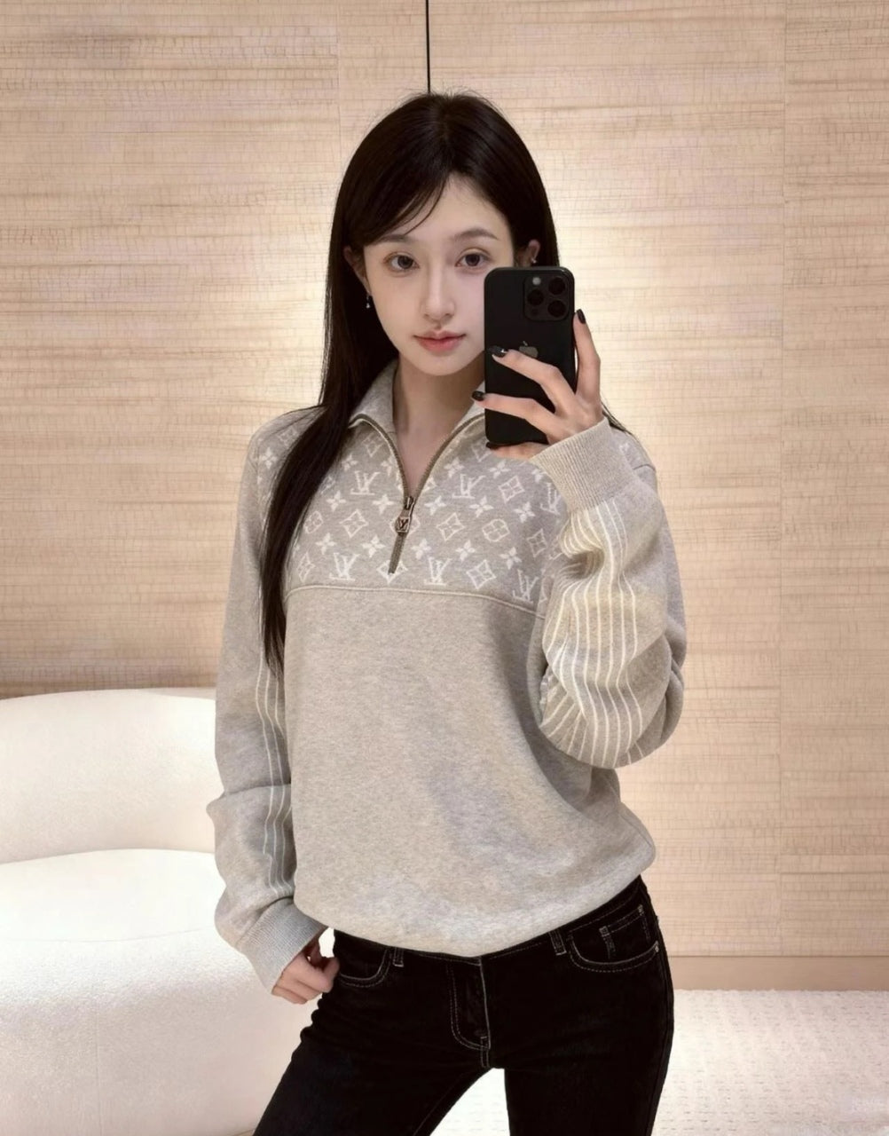 BVG / 루이비통 집업 니트