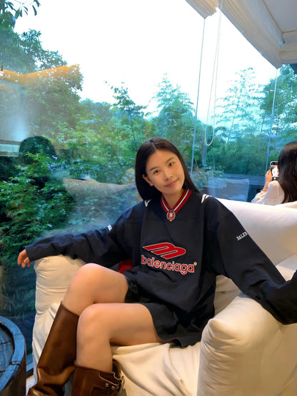 체인1호 / 발렌시아가 브이넥 긴팔