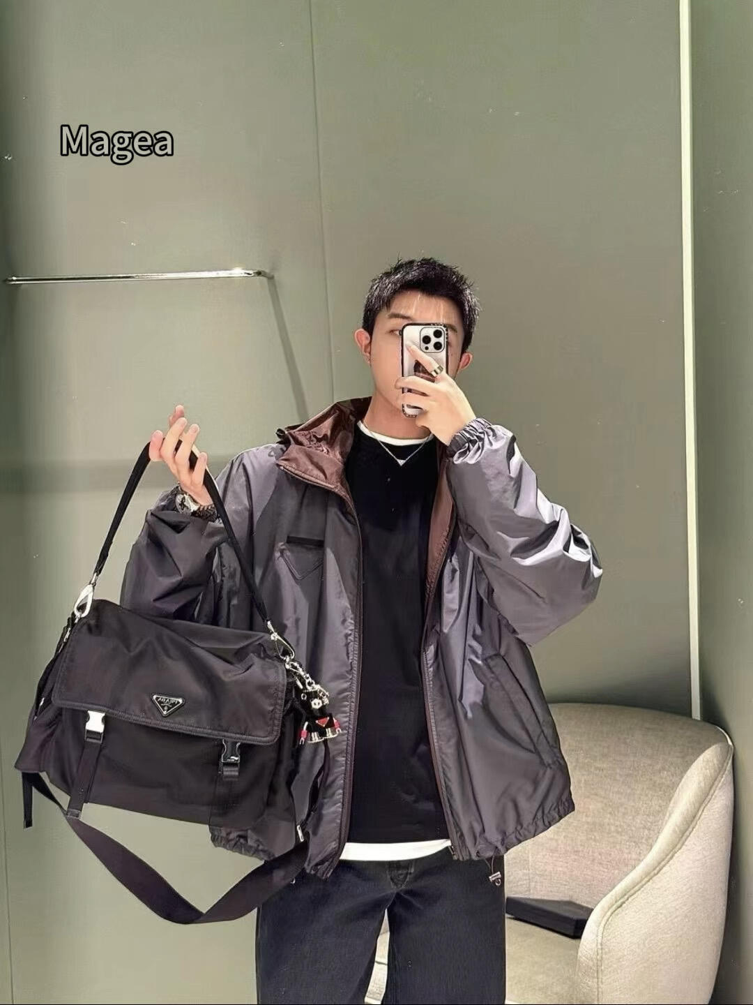 BVG / 프라다 양면 재킷 코트