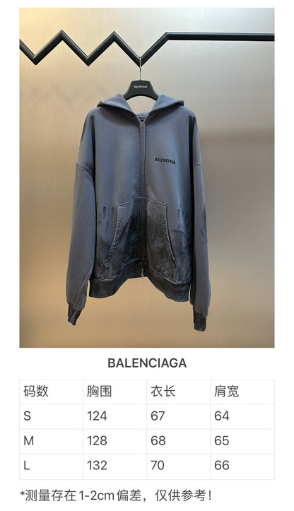 체인1호 / 발렌시아가 알파벳 자수 후드티