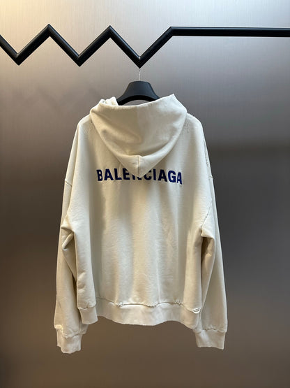체인1호 / 발렌시아가 알파벳 자수 지퍼 후드 자켓
