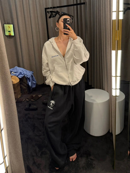 체인1호 / 발렌시아가 알파벳 자수 지퍼 후드 자켓