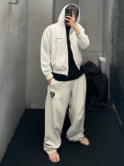 체인1호 / 발렌시아가 알파벳 자수 지퍼 후드 자켓