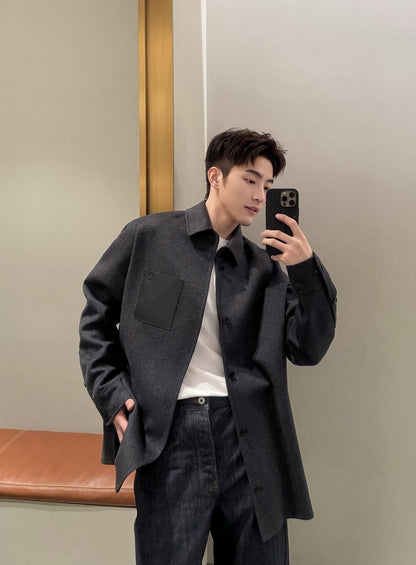 BVG / 로에베 울 코트 셔츠