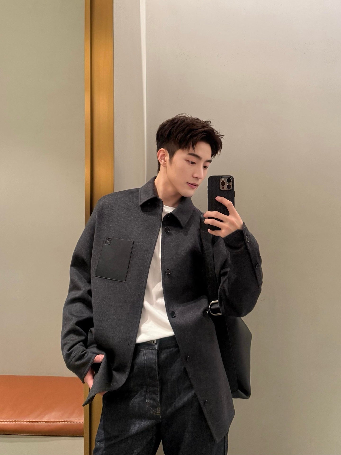 BVG / 로에베 울 코트 셔츠