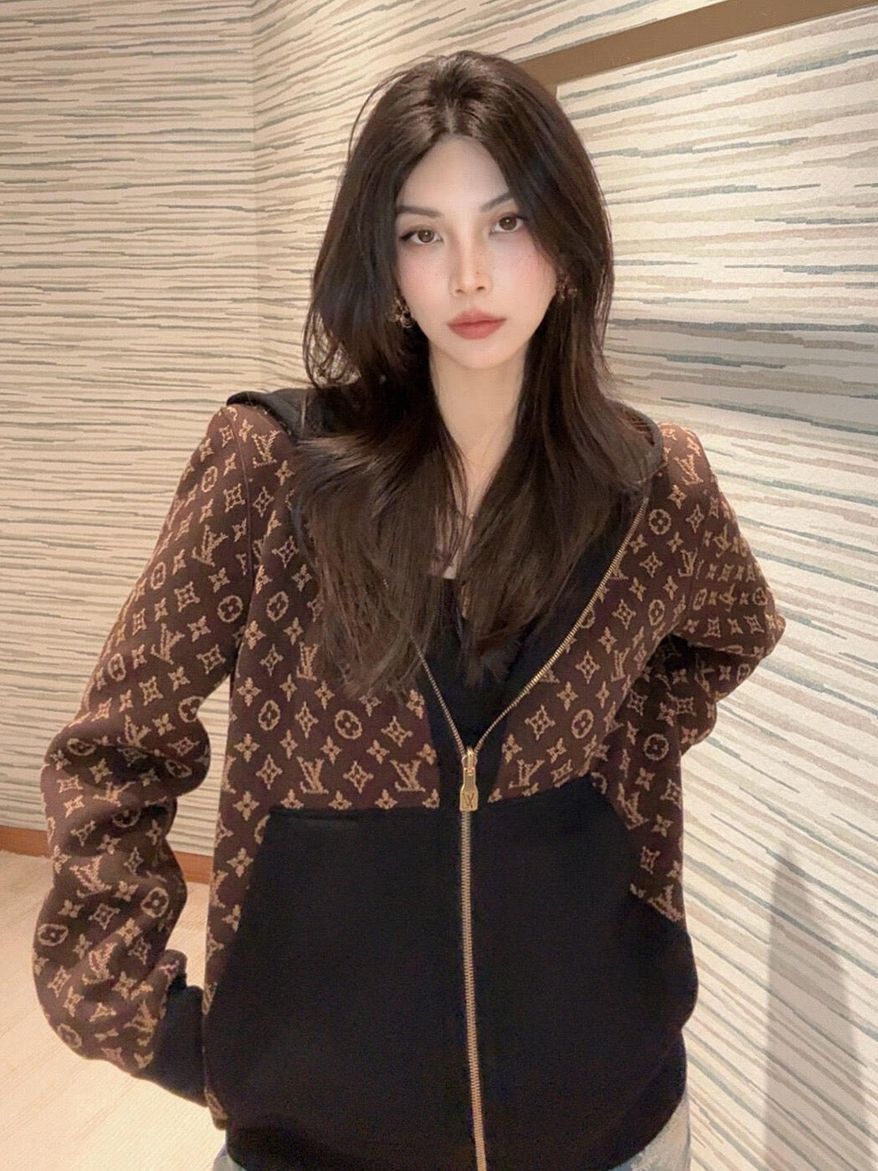 체인1호 / 루이비통 양면 후드 자켓