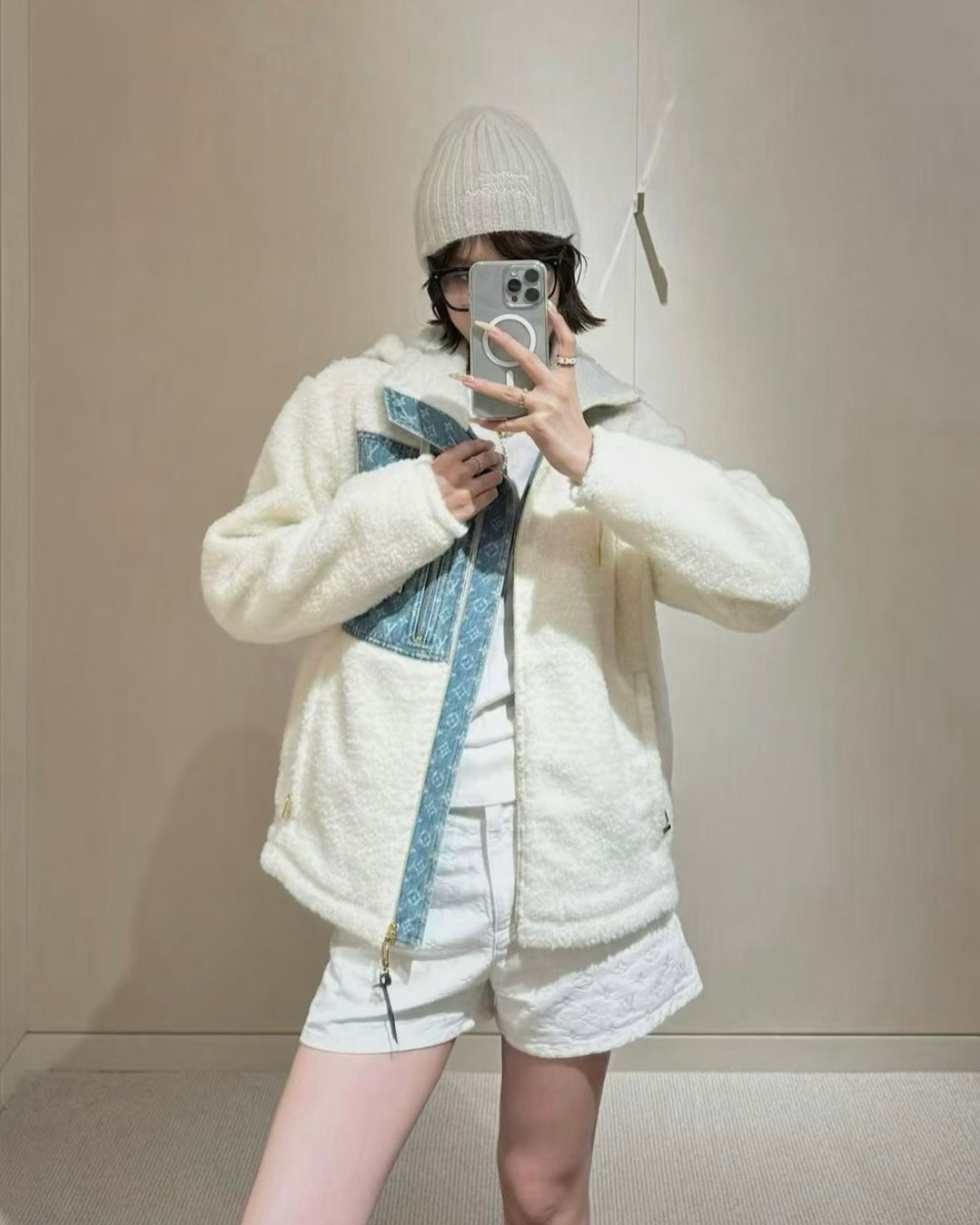체인1호 / 루이비통 두꺼운 후드 자켓