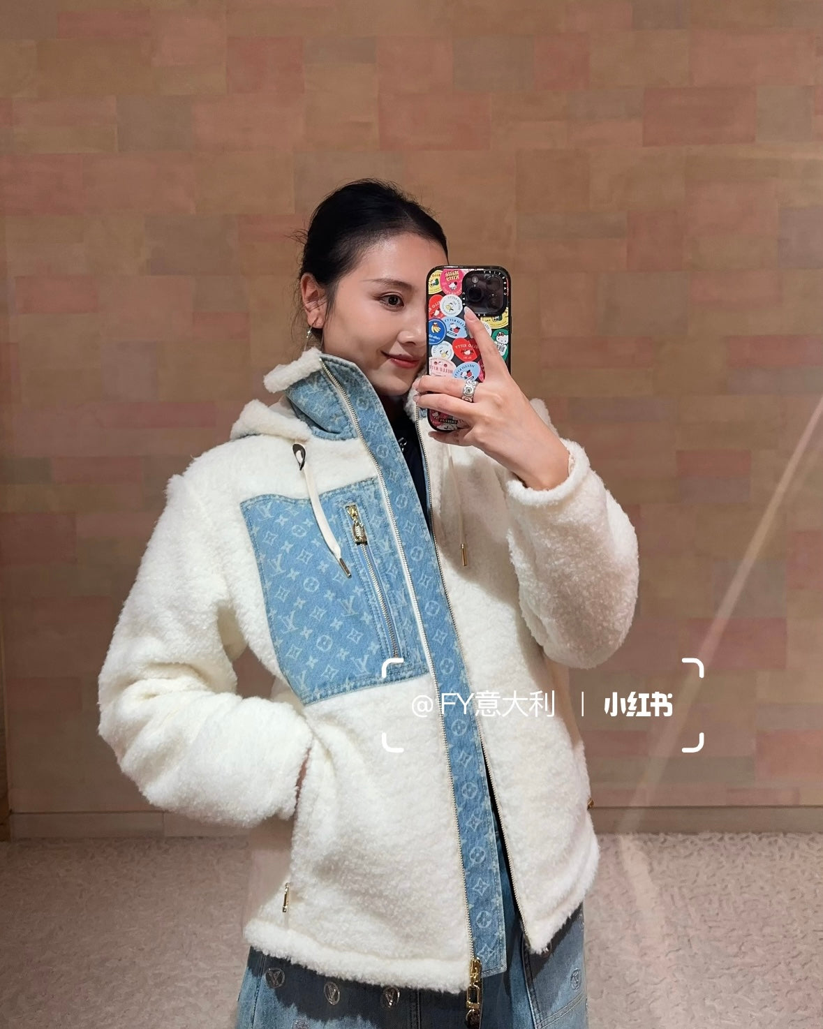 체인1호 / 루이비통 두꺼운 후드 자켓