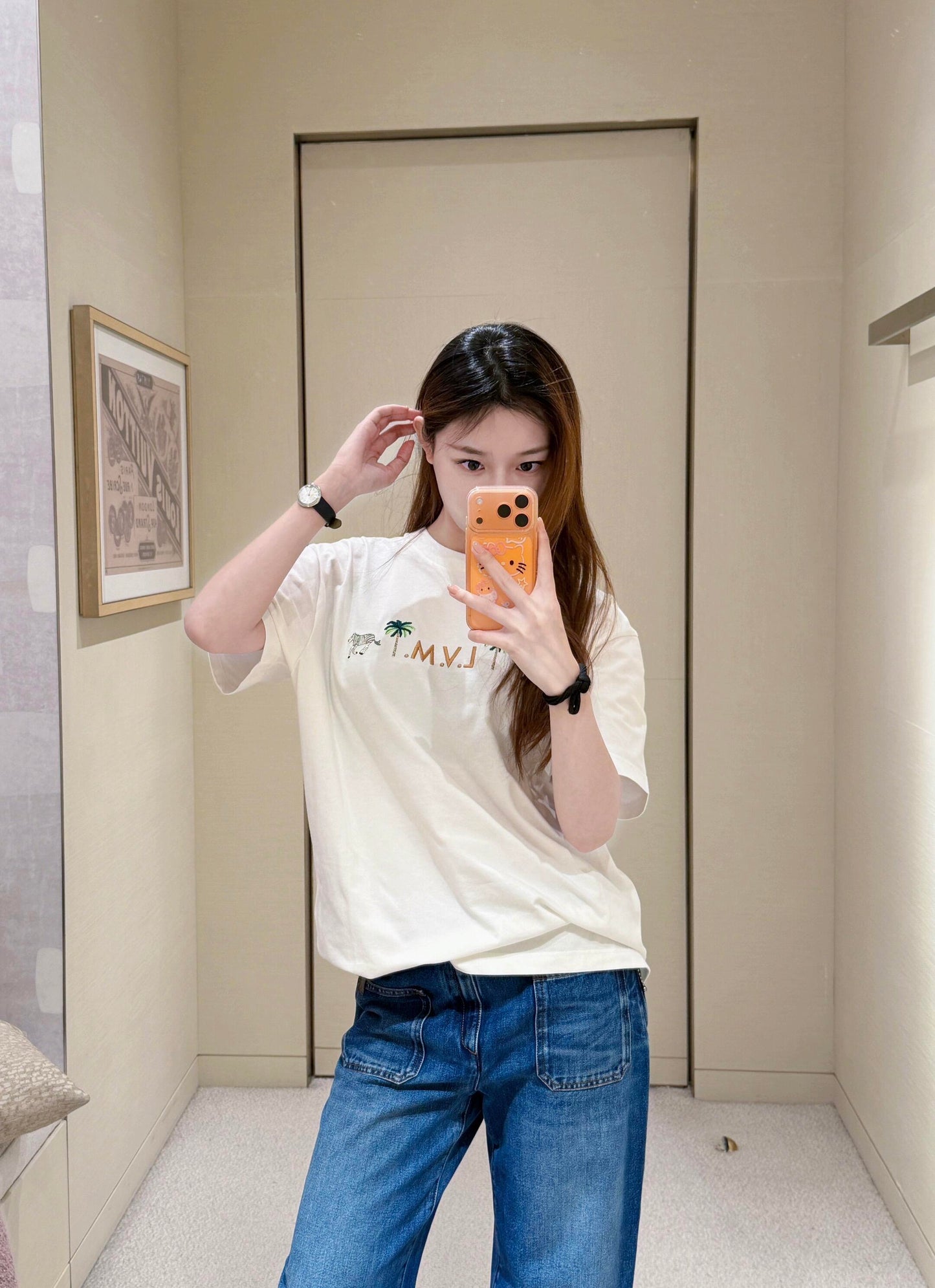 체인1호 / 루이비통 라운드넥 반팔 티셔츠