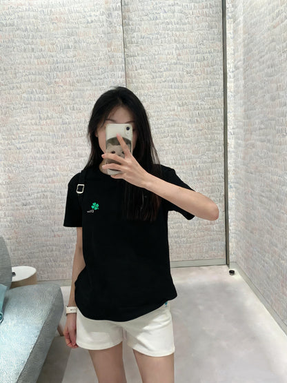 체인1호 / 디올 네잎클로버 반팔 티셔츠