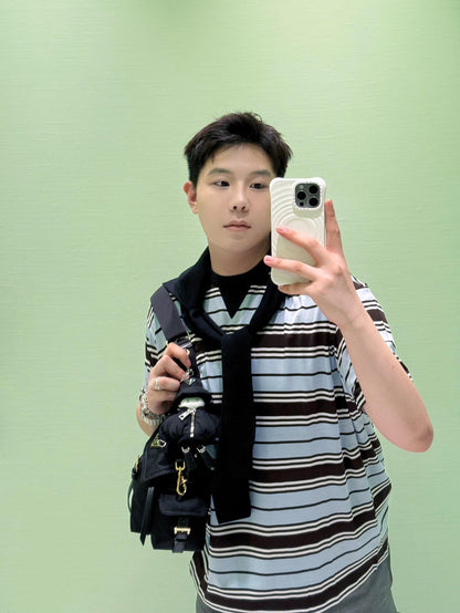 체인1호 / 프라다 스트라이프 반팔 티셔츠