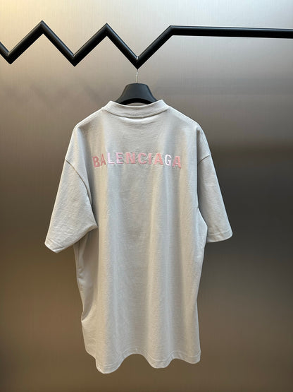 체인1호 / 발렌시아가 알파벳 자수 반팔 티셔츠