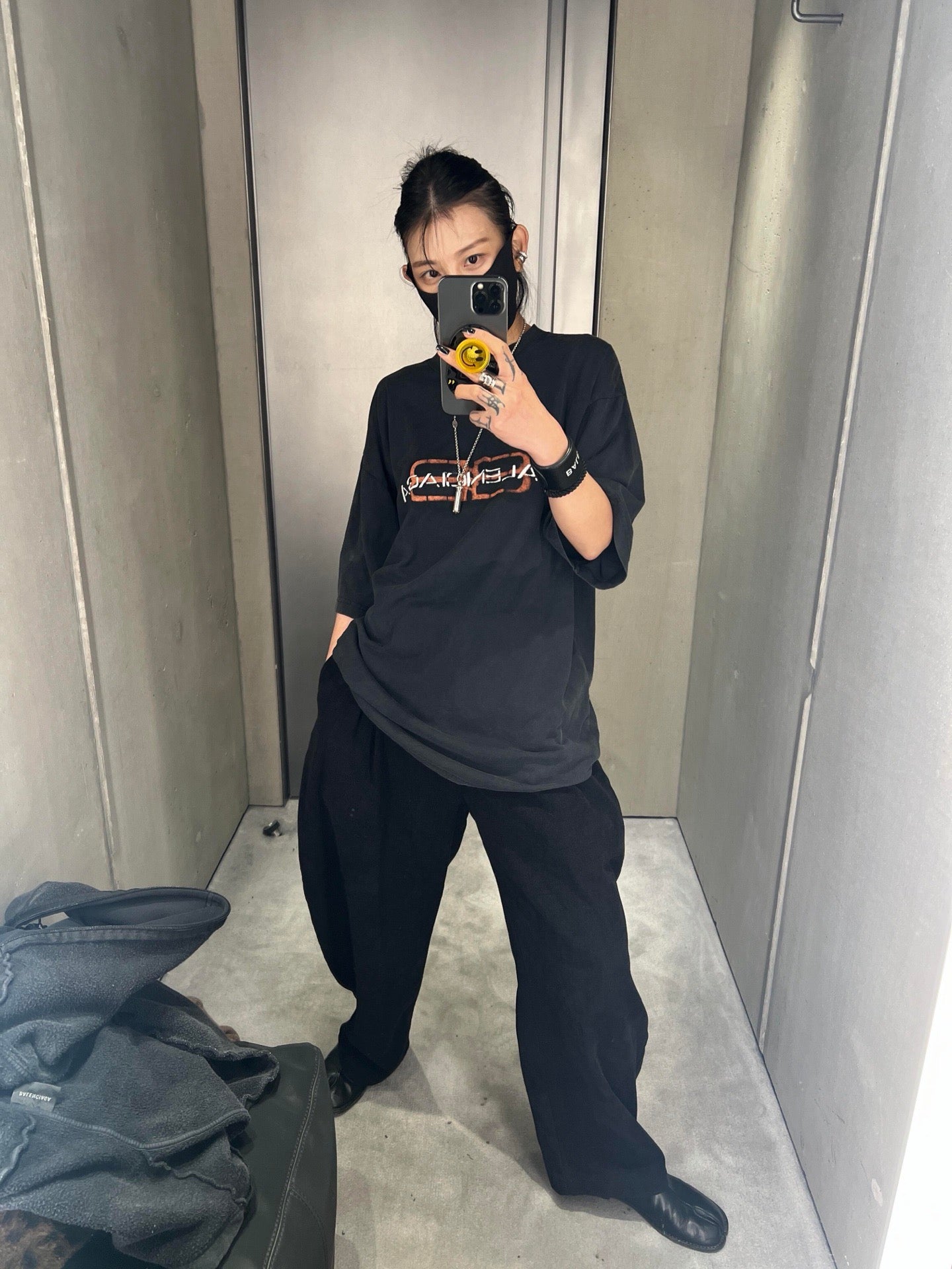 체인1호 / 발렌시아가 BB icon 프린트 반팔 티셔츠