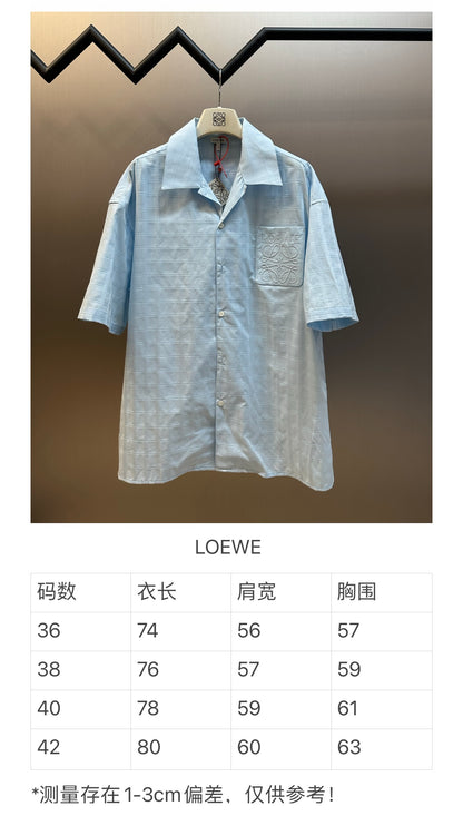 체인1호 / 로에베 체크 반팔 셔츠