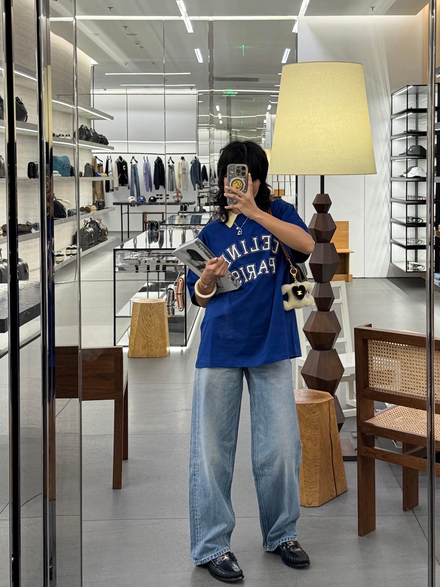 체인1호 / 셀린느 Celine Paris 프린트 반팔 티셔츠