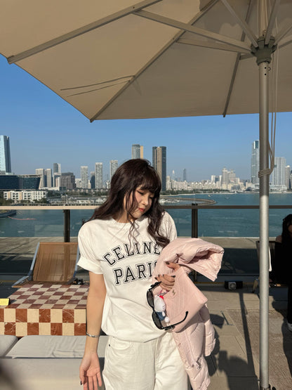 체인1호 / 셀린느 Celine Paris 프린트 반팔 티셔츠