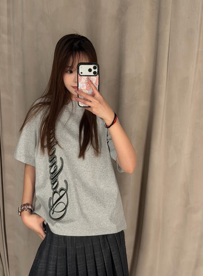 GTR / 발렌시아가 반팔 티셔츠