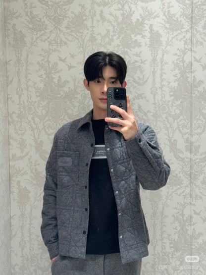 GTR / 디올 체크 패턴 자켓
