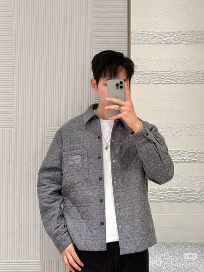 GTR / 디올 체크 패턴 자켓