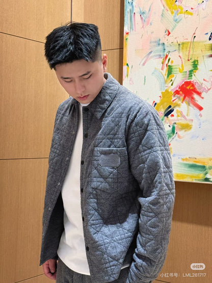 GTR / 디올 체크 패턴 자켓