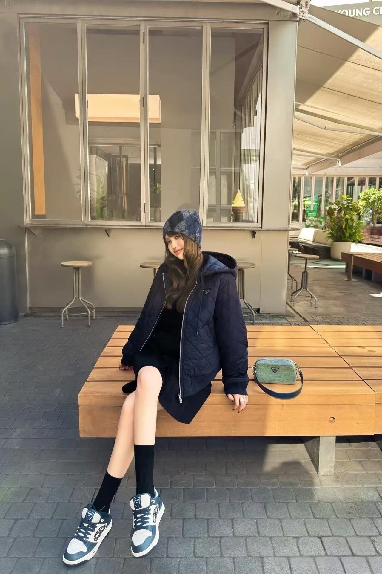 GTR / 프라다 후드 퀄팅 자켓