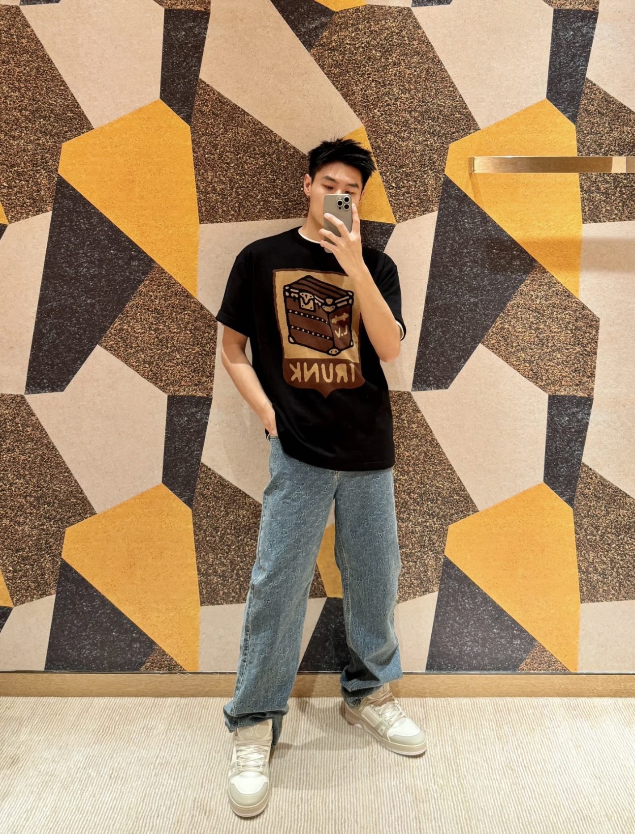 BVG / 루이비통 세트 데님 팬츠