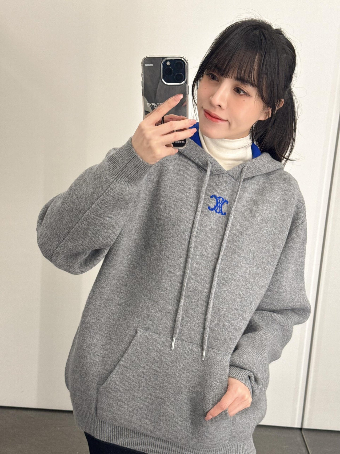 GTR / 셀린느 니트 후드티