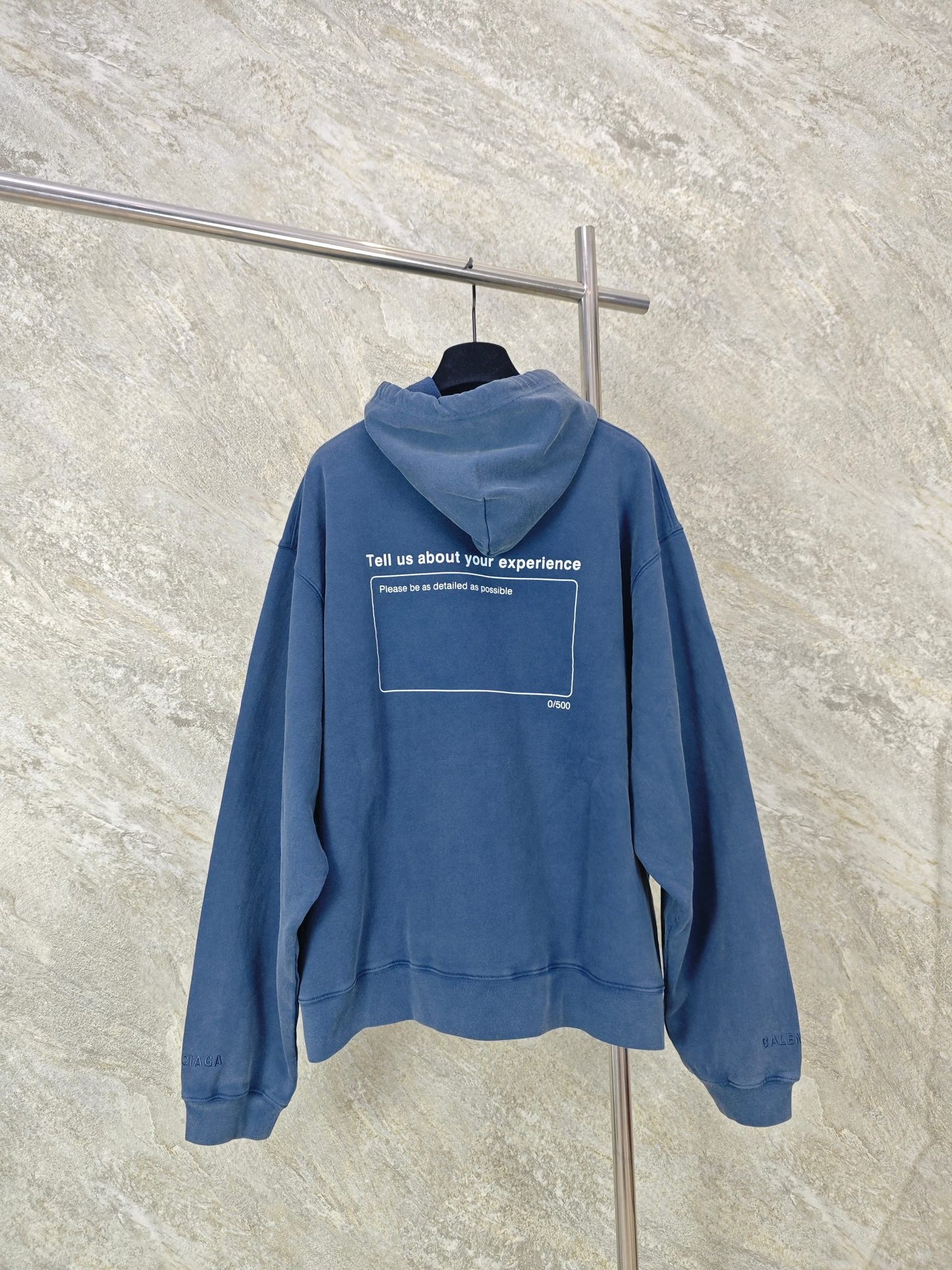 GTR / 발렌시아가 후드티 네이비