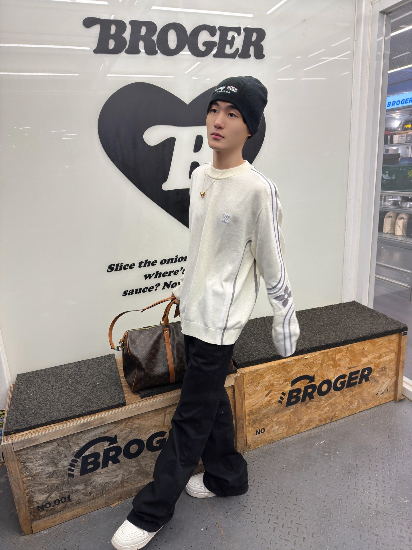 GTR / 루이비통 알파벳 니트