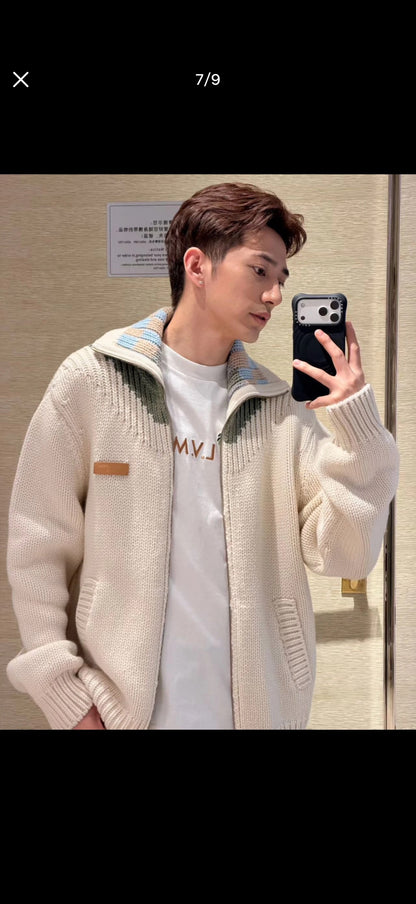 GTR / 루이비통 니트 지퍼 가디건