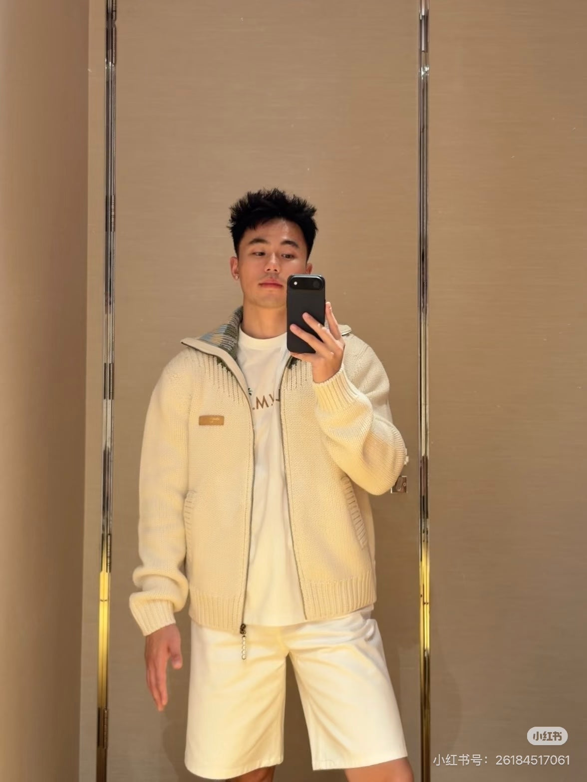 GTR / 루이비통 니트 지퍼 가디건