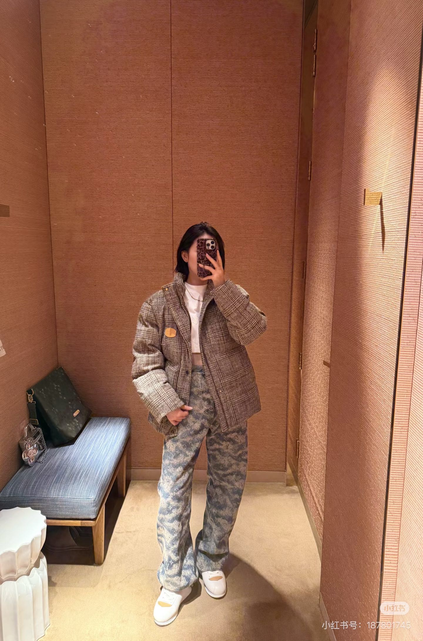 GTR / 루이비통 체크 패딩