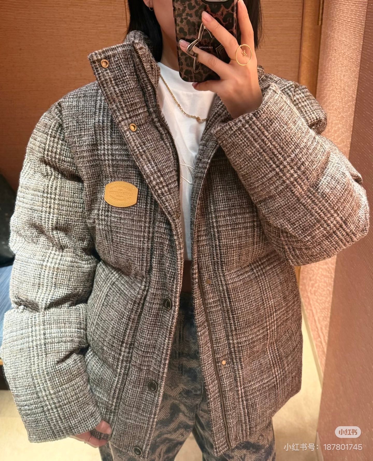 GTR / 루이비통 체크 패딩