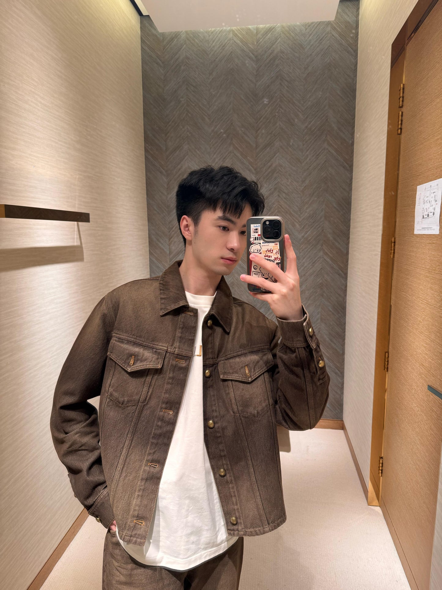 BVG / 루이비통 세트 데님 코트