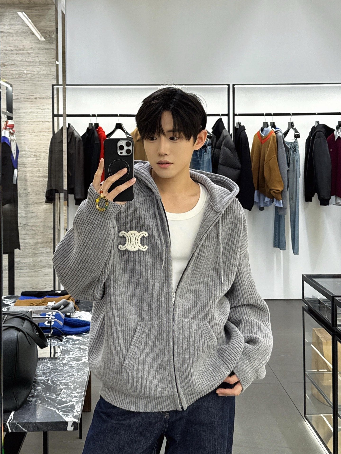 BVG / 셀린느 니트 코트